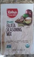Mängden socker i Organic Fajita Seasoning Mix