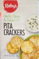 Mängden socker i Raley’s Garlic and Chive Pita Crackers