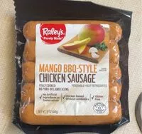 Mängden socker i Mango BBQ Style chicken sausage