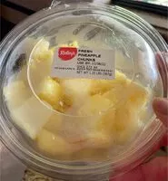 Mängden socker i Fresh pineapple chunks