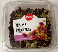 Mängden socker i Roasted pepitas and dried cranberries