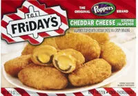 Mängden socker i T i friday's poppers cheddar cheese stuffed jalapenos