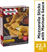 Mängden socker i Tgi fridays mozzarella sticks with marinara sauce