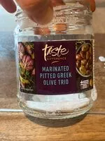 Mängden socker i marinated pitted Greek olive trio