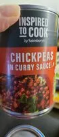 Mängden socker i Chickpeas on curry sauce