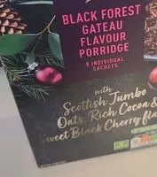 Mängden socker i Black forest gateau flavour porridge