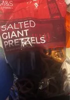 Mängden socker i Salted Giant Pretzel