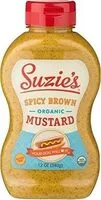 Amount of sugar in Spicy brown organic mustard