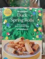 Mängden socker i Duck spring rolls