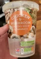 Mängden socker i Chicken &mushroom grains soup