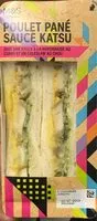 Mängden socker i Sandwich au poulet pané sauce katsu