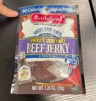 Mängden socker i Sweet Teriyaki Beef Jerky