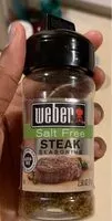 Mängden socker i Salt free steak seasoning