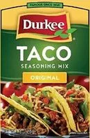 Mängden socker i Original taco seasoning mix packet