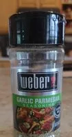 Mängden socker i Weber Garlic Parmesan Seasoning