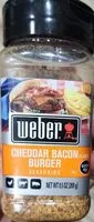 Mängden socker i Weber cheddar bacon burger seasoning
