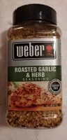 Mängden socker i Weber roasted garlic and herb seasoning