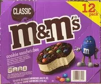 Mängden socker i M&M Cookie Sandwiches