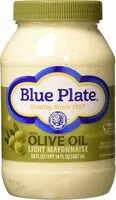 Mängden socker i Blue plate light mayonnaise with olive oil