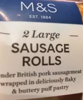 Mängden socker i Sausage rolls