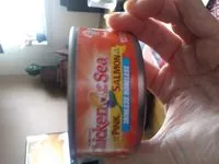 Mängden socker i Skinless boneless canned pink salmon