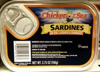 Mängden socker i Sardines in oil lightly smoked