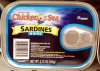 Mängden socker i Sardines in Water