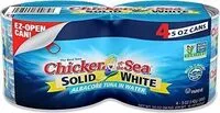 Mängden socker i Solid White Albacore Tuna In Water
