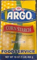 Mängden socker i Corn starch