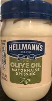 Mängden socker i Hellmann's, mayonnaise dressing with olive oil