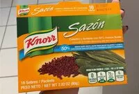 Mängden socker i sazón