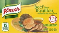 Mängden socker i Beef bouillon cubes