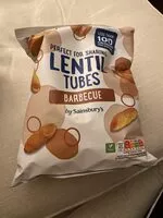 Mängden socker i Lentil Tubes (Barbecue)