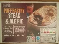 Mängden socker i Puff Pastry Steak & Ale Pie