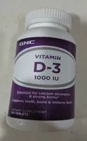 Mängden socker i Vitamin D-3 1000 IU