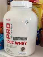 Mängden socker i GNC Pro Performance 100% Whey Protein Powder