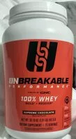 Mängden socker i Unbreakable Performance 100% Whey Supreme Chocolate