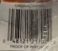 Mängden socker i Original English Muffins
