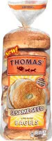 Mängden socker i Sesame seed bagels
