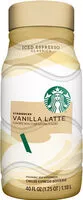 Mängden socker i Starbucks vanilla latte