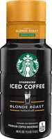 Mängden socker i Starbucks unsweetened blonde roast iced coffee
