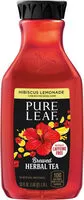 Mängden socker i Leaf hibiscus lemonade brewed herbal tea