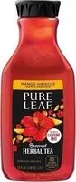 Mängden socker i Leaf mango hibiscus brewed herbal tea