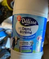 Mängden socker i Lait demi écrémé