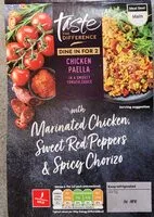 Mängden socker i Taste the Difference Chicken Paella