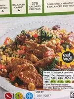 Mängden socker i Spiced lamb stew