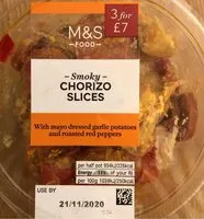 Mängden socker i Smoky Chorizo Slices