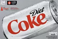 Mängden socker i Diet coke