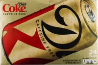 Mängden socker i Caffeine free soda soft drink