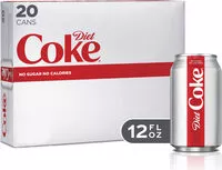 Mängden socker i Diet coke soda